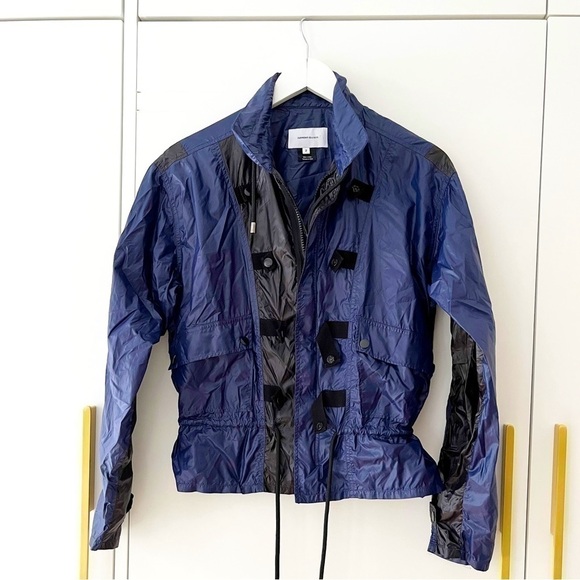 Current/elliott black and blue Rictus jacket windbreaker - Picture 7 of 17